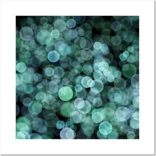 Teal Bubbles Posters and Art